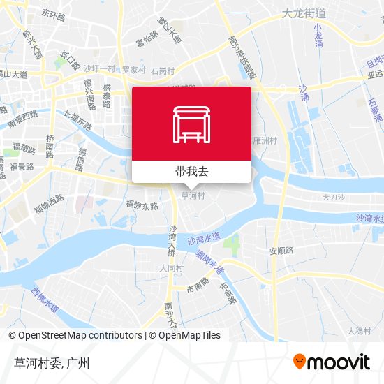 草河村委地图