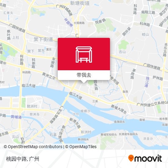 桃园中路地图