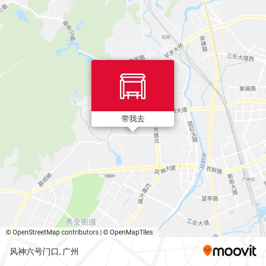 风神六号门口地图