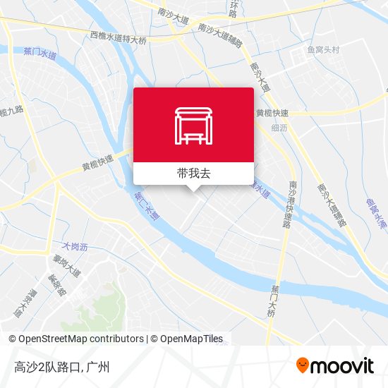 高沙2队路口地图