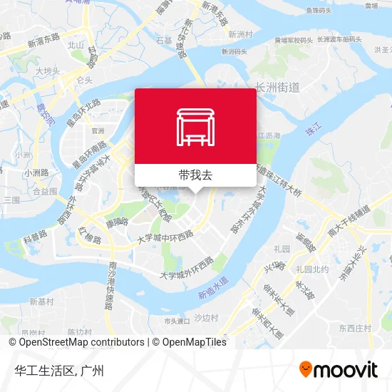 华工生活区地图