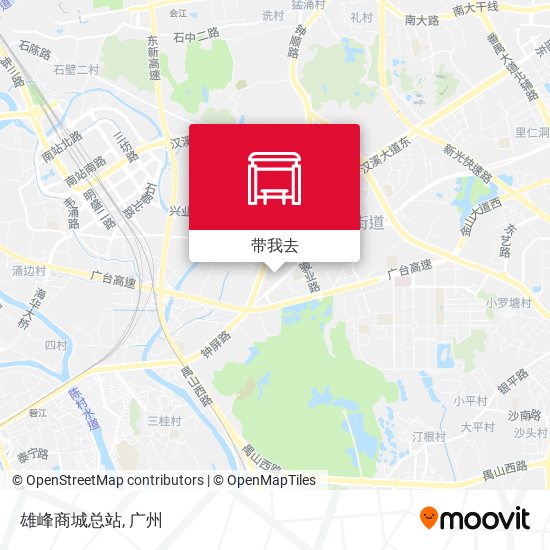 雄峰商城总站地图