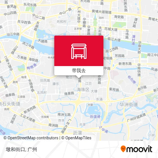 墩和街口地图