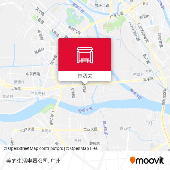 美的生活电器公司地图
