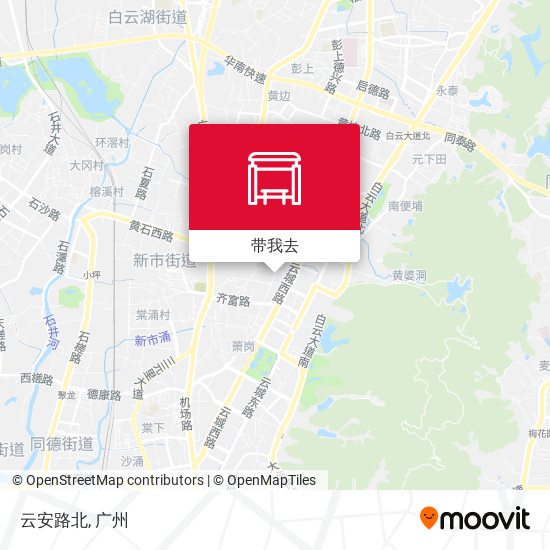 云安路北地图