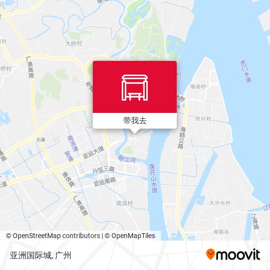 亚洲国际城地图