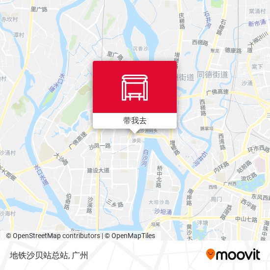 地铁沙贝站总站地图