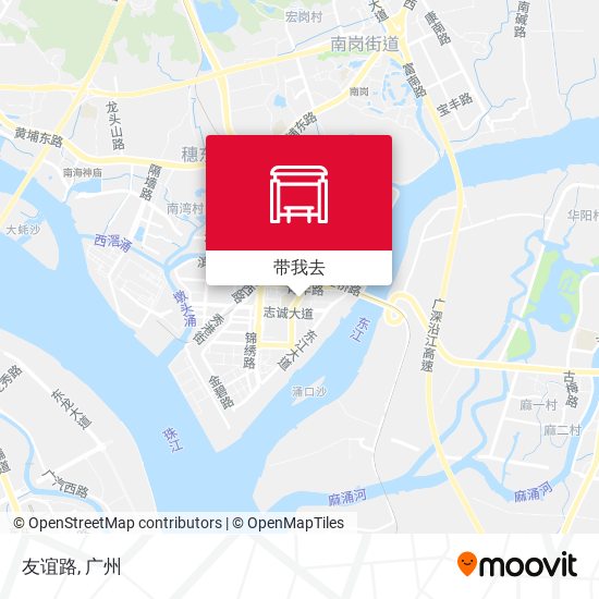 友谊路地图