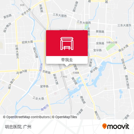 胡忠医院地图