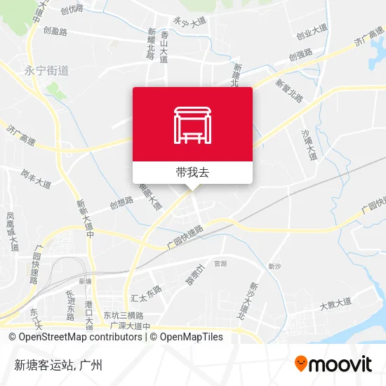 新塘客运站地图