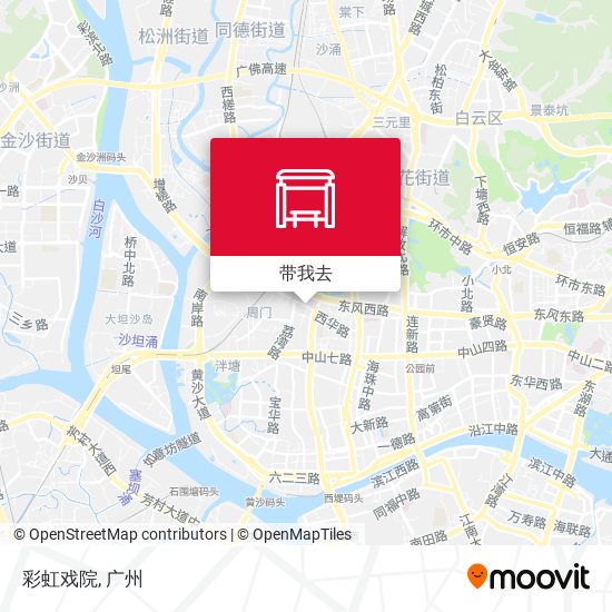 彩虹戏院地图