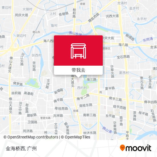金海桥西地图