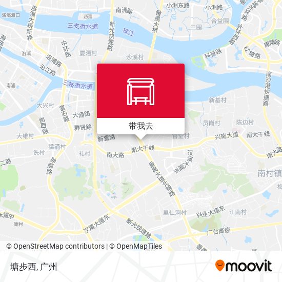 塘步西地图