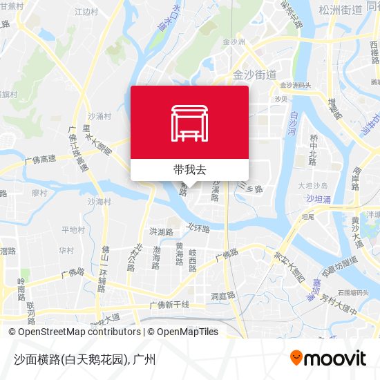 沙面横路(白天鹅花园)地图