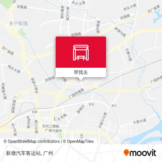 新塘汽车客运站地图