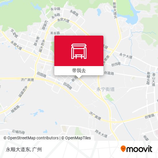 永顺大道东地图