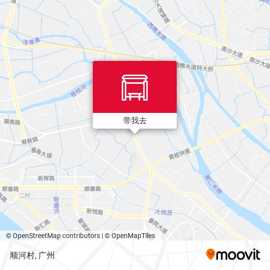 顺河村地图