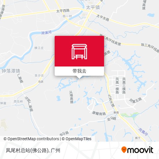 凤尾村总站(佛公路)地图