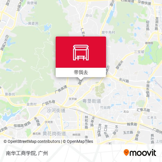 南华工商学院地图