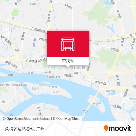 黄埔客运站总站地图
