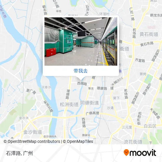 石潭路地图