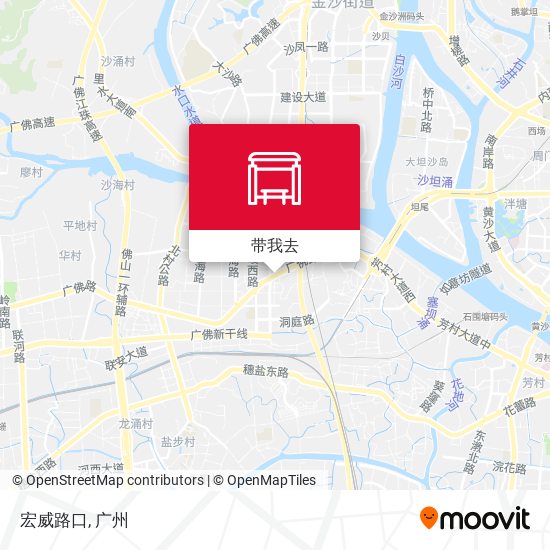 宏威路口地图