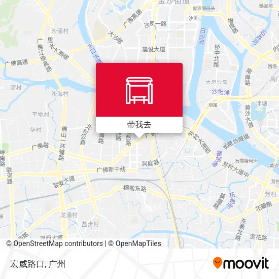 宏威路口地图