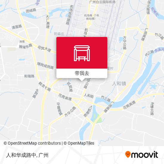 人和华成路中地图