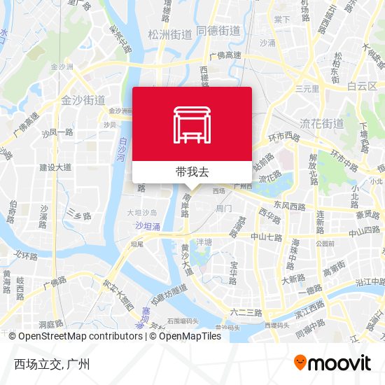 西场立交地图