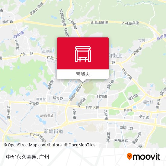 中华永久墓园地图
