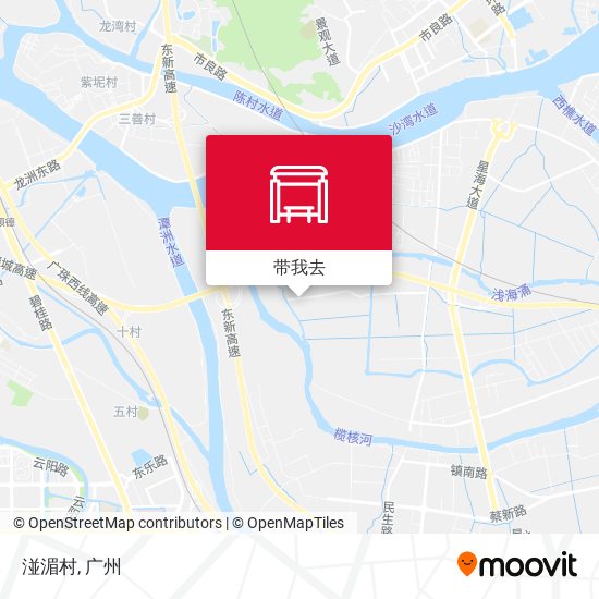 湴湄村地图