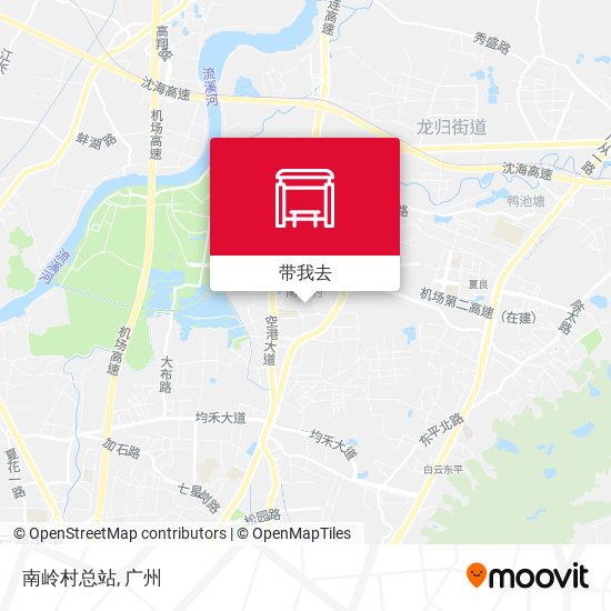 南岭村总站地图