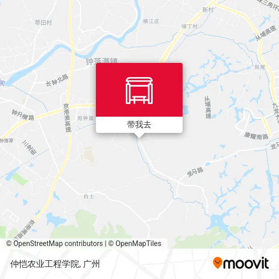 仲恺农业工程学院地图