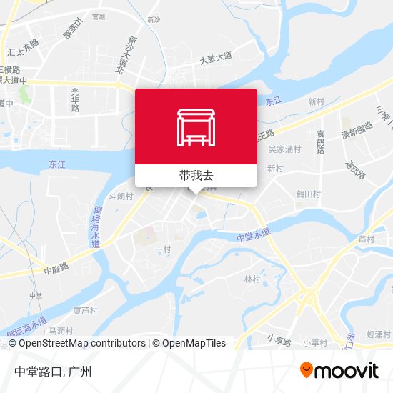 中堂路口地图