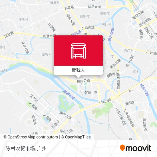 陈村农贸市场地图
