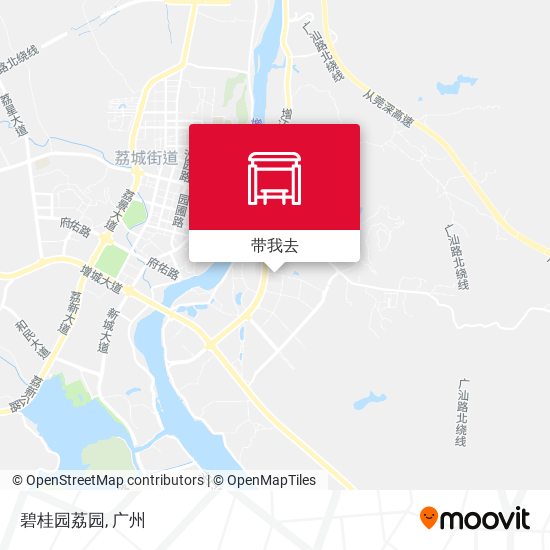 碧桂园荔园地图