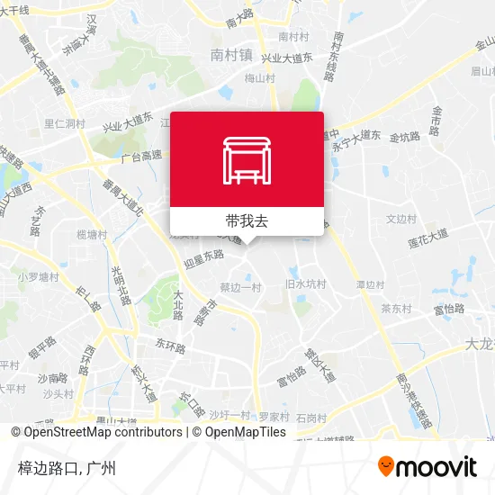 樟边路口地图