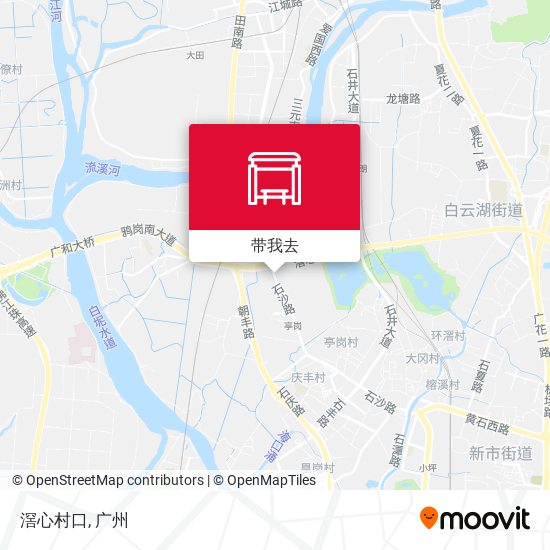 滘心村口地图