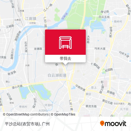 平沙总站(农贸市场)地图