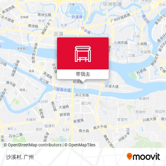 沙溪村地图