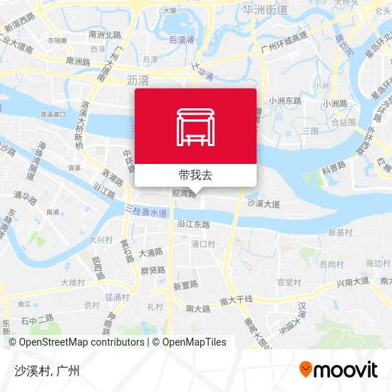 沙溪村地图