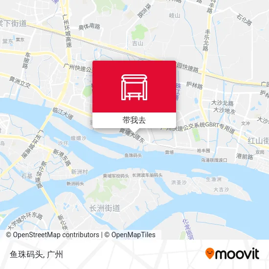 鱼珠码头地图