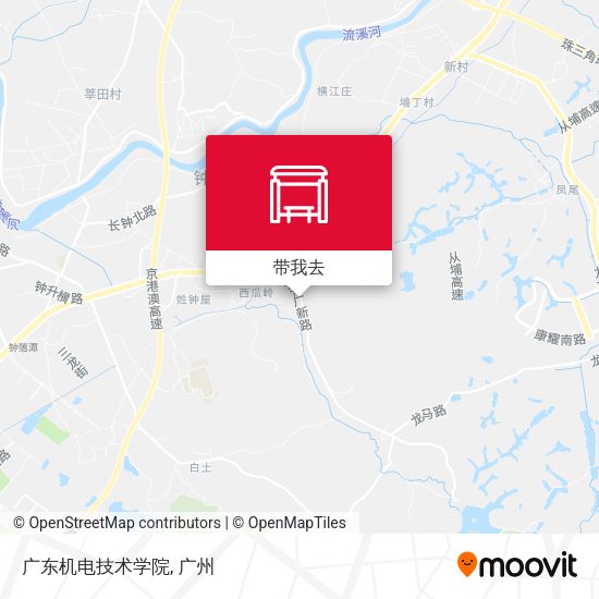 广东机电技术学院地图