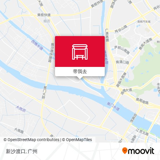 新沙渡口地图