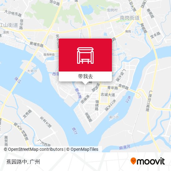 蕉园路中地图
