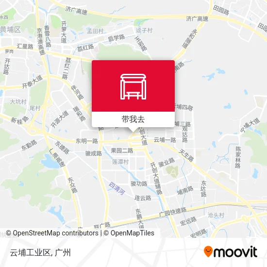 云埔工业区地图