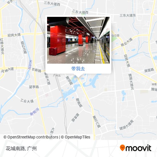 花城南路地图