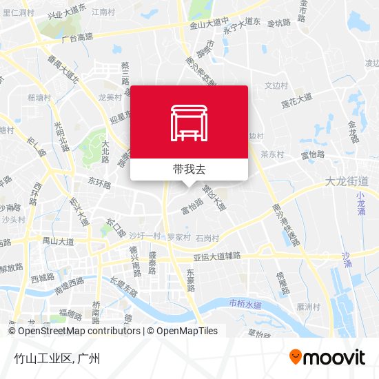 竹山工业区地图