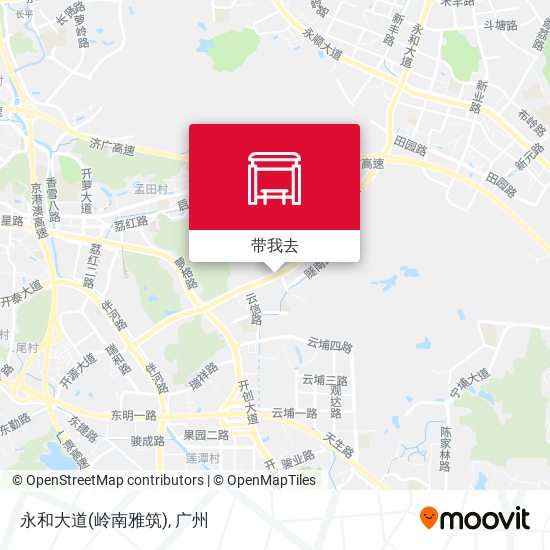 永和大道(岭南雅筑)地图