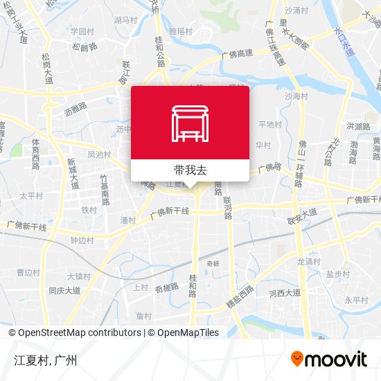 江夏村地图